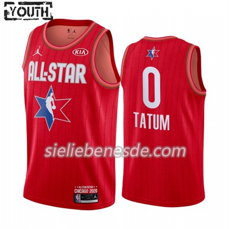Kinder NBA Boston Celtics Trikot Jayson Tatum 0 2020 All-Star Jordan Brand Rot Swingman